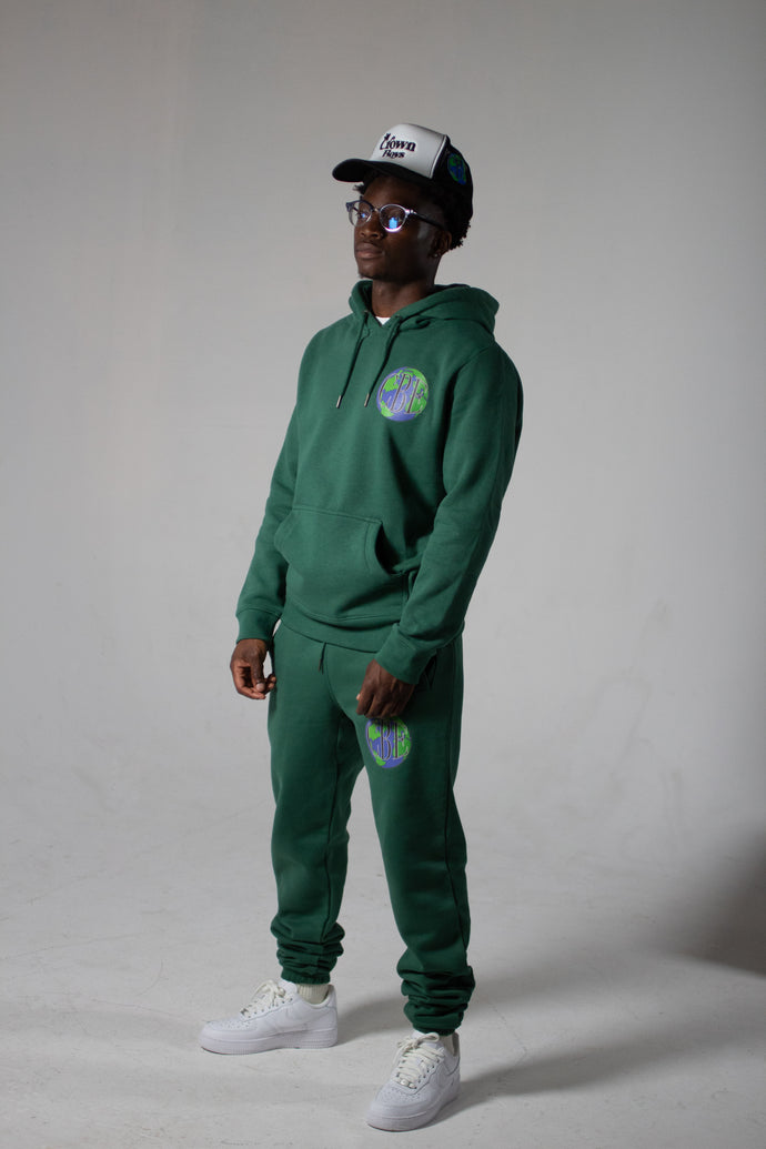 CBE WORLD HOODIE GREEN