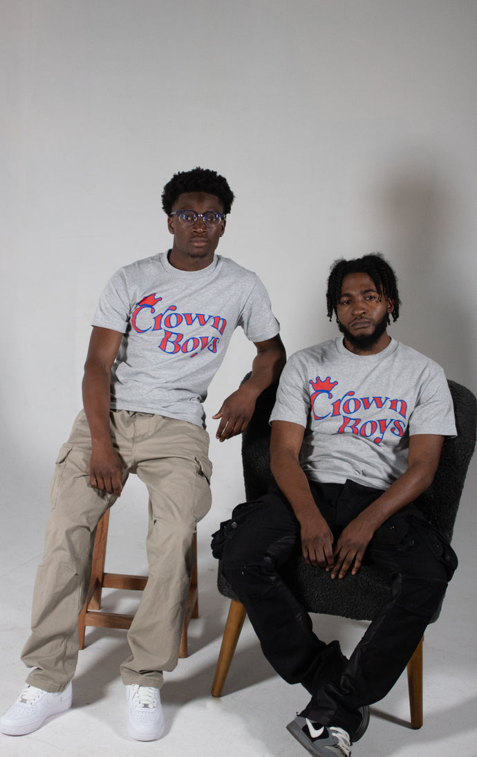 CROWN BOYS RED AND BLUE TEE