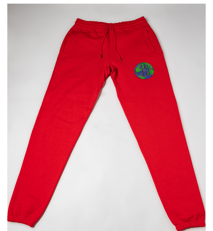 RED CBE SWEATPANTS