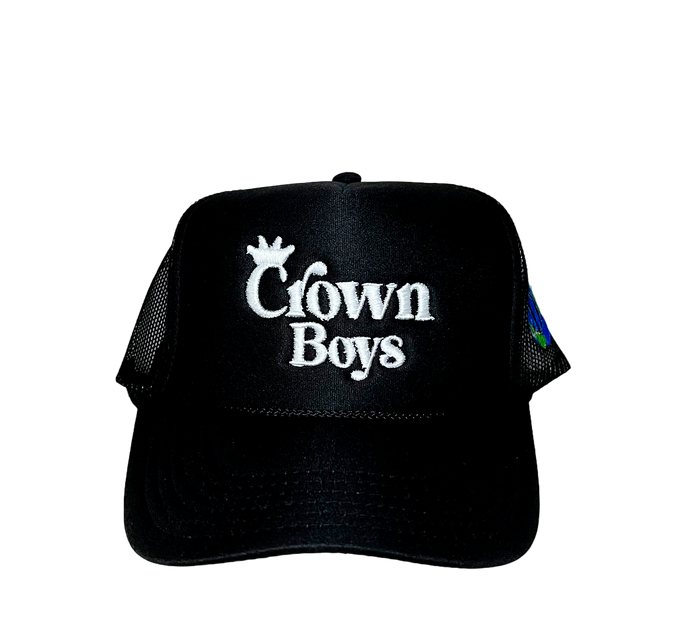 CROWN BOY WORLD BLACK TRUCKER