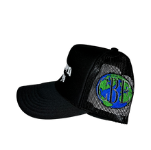 Load image into Gallery viewer, CROWN BOY WORLD BLACK TRUCKER
